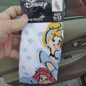 Disney Princess Blue and Pink Socks